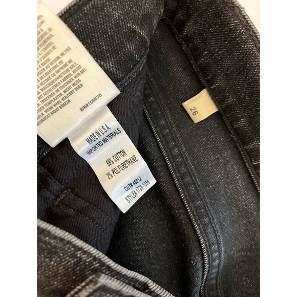 Citizens of Humanity Premium Vintage Olivia High Rise Crop Jeans Size 26 Gray - Picture 9 of 14